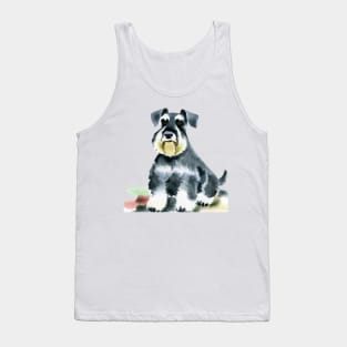 Miniature Schnauzer Watercolor - Gift For Dog Lovers Tank Top